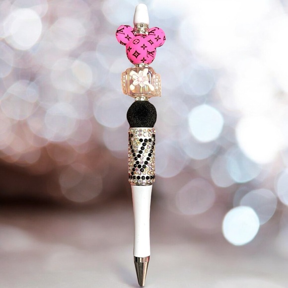 New boujee inspired handmade beaded ink pen - Picture 2 of 2